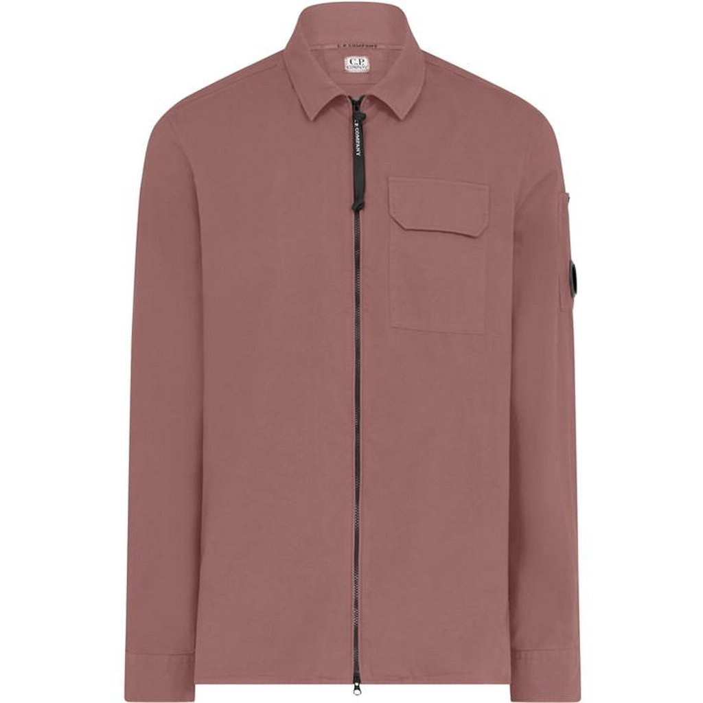 CP Company Zipped Overshirt - Pink